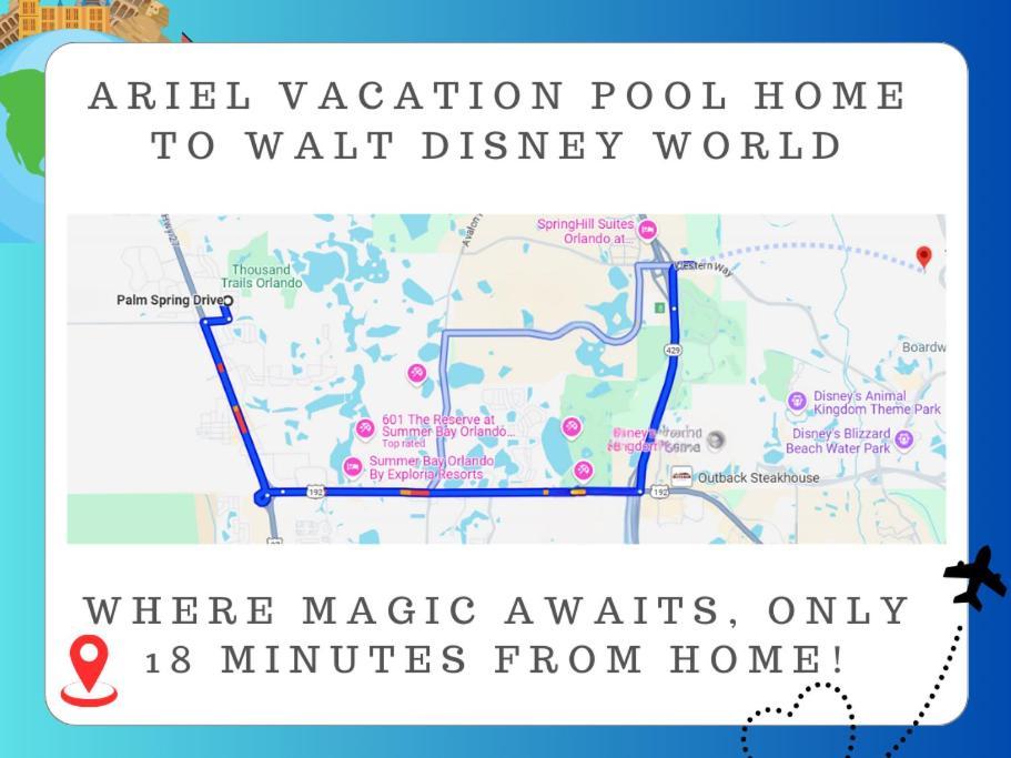 Ariel Private Pool Home Wspa Orlando Exteriér fotografie